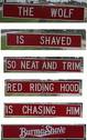 Burma Shave signs